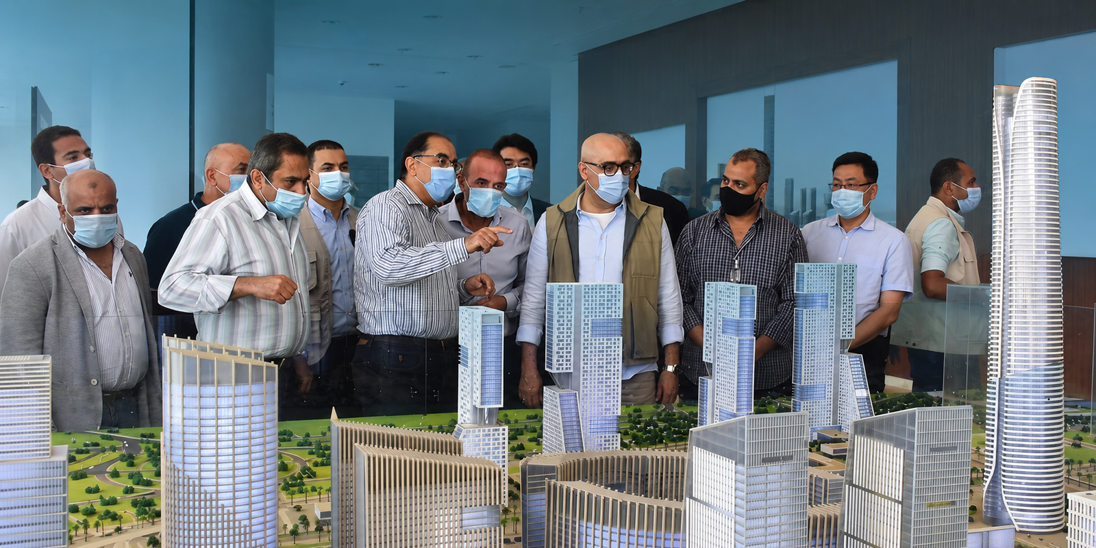 City Scale architectural scale model