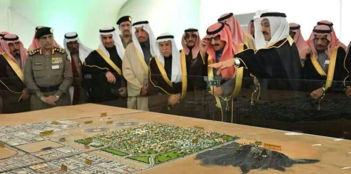 مجسم منطقة وعد الشمال الصناعية في السعودية