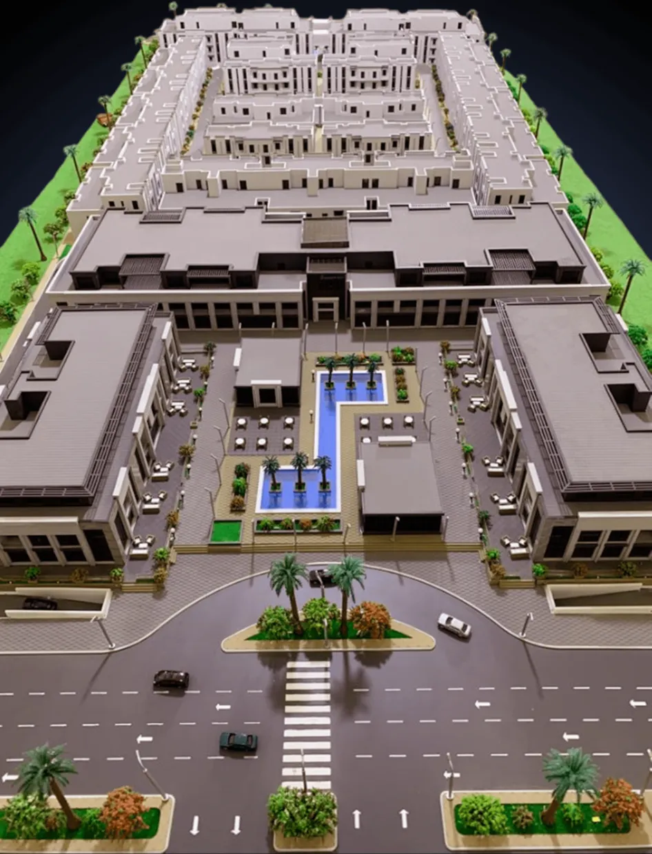Hills Compound Scale Model in Saudi Arabia