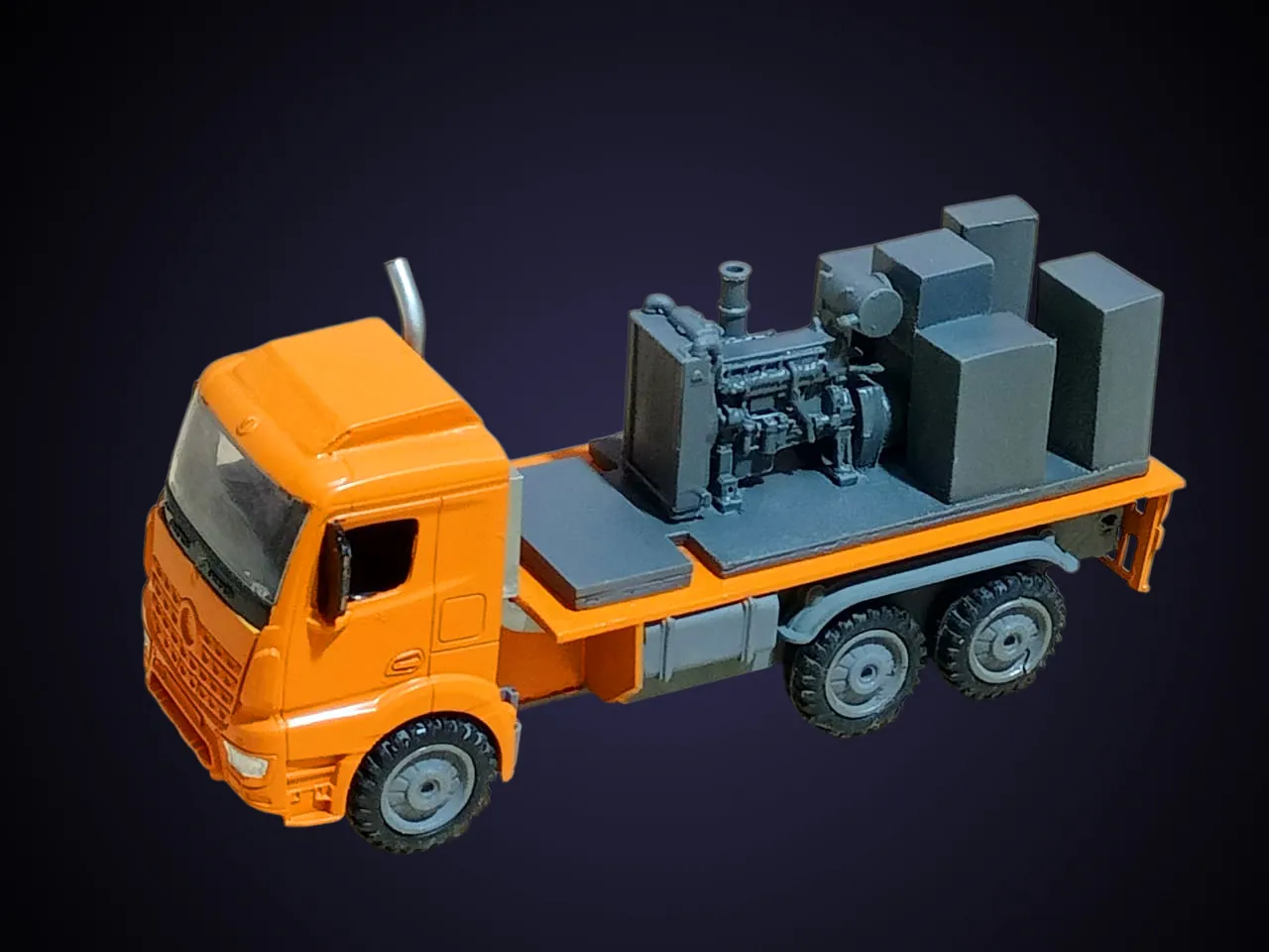 Electricity Generating Truck Scale Model