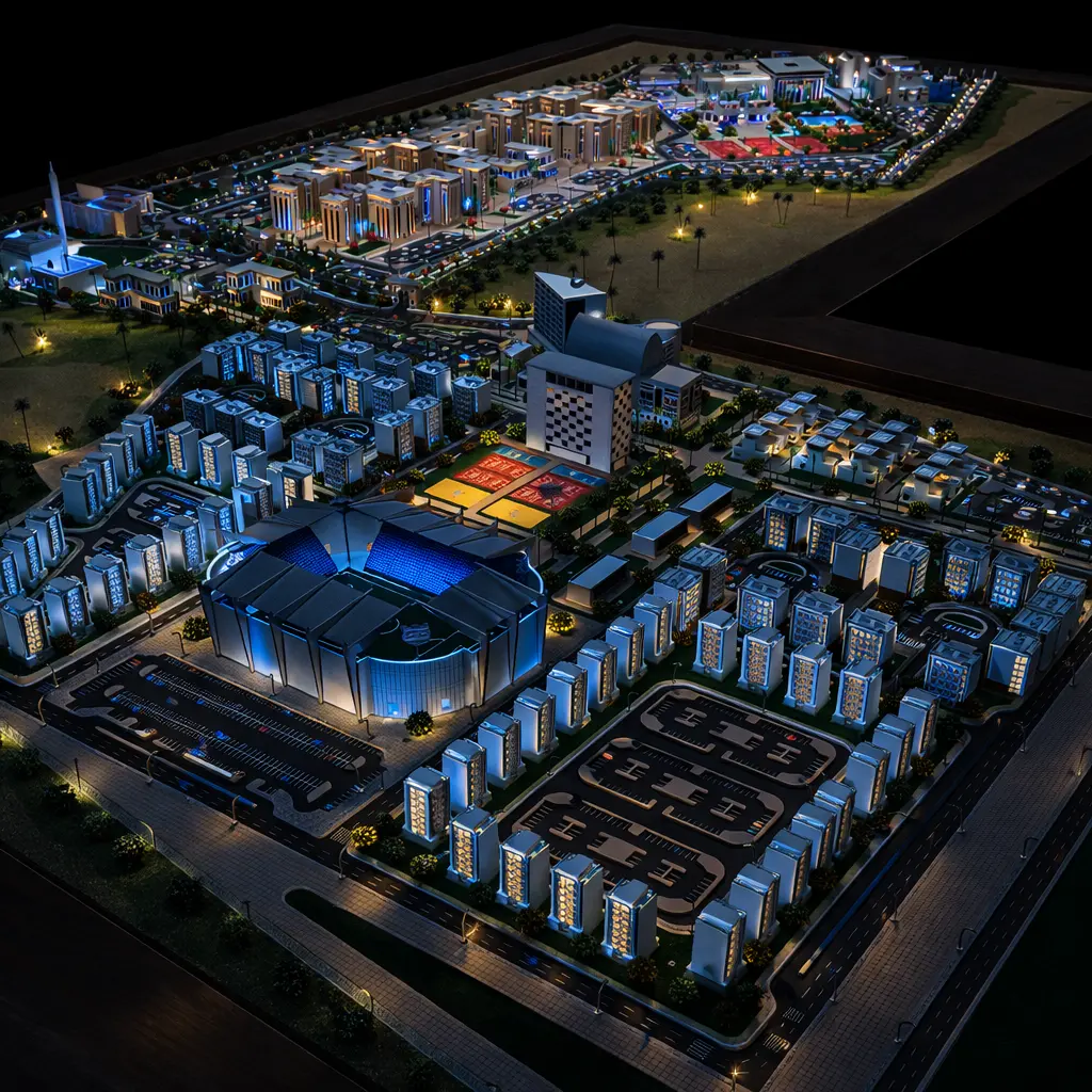 Al-Senussi Islamic University Scale Model