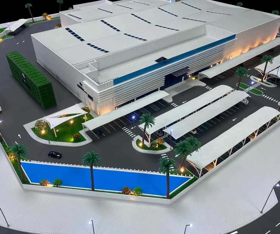 Emerson Factory Scale Model