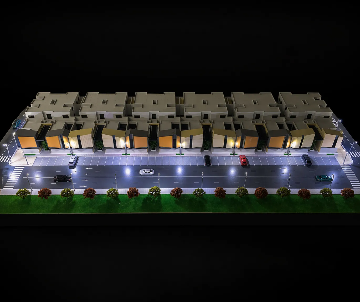 Hateen Duplex Villas Scale Model