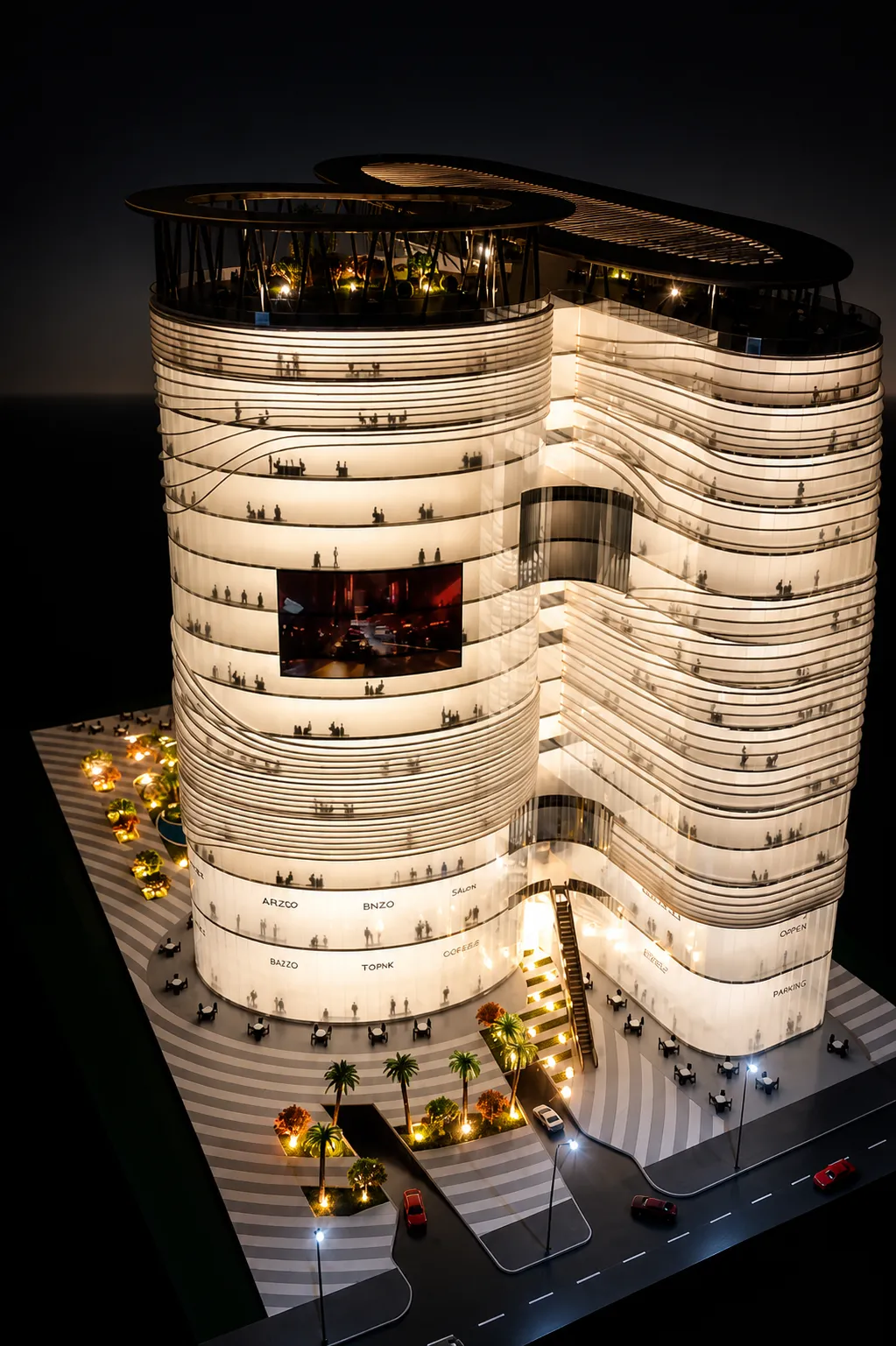 Palma Mall Scale Model