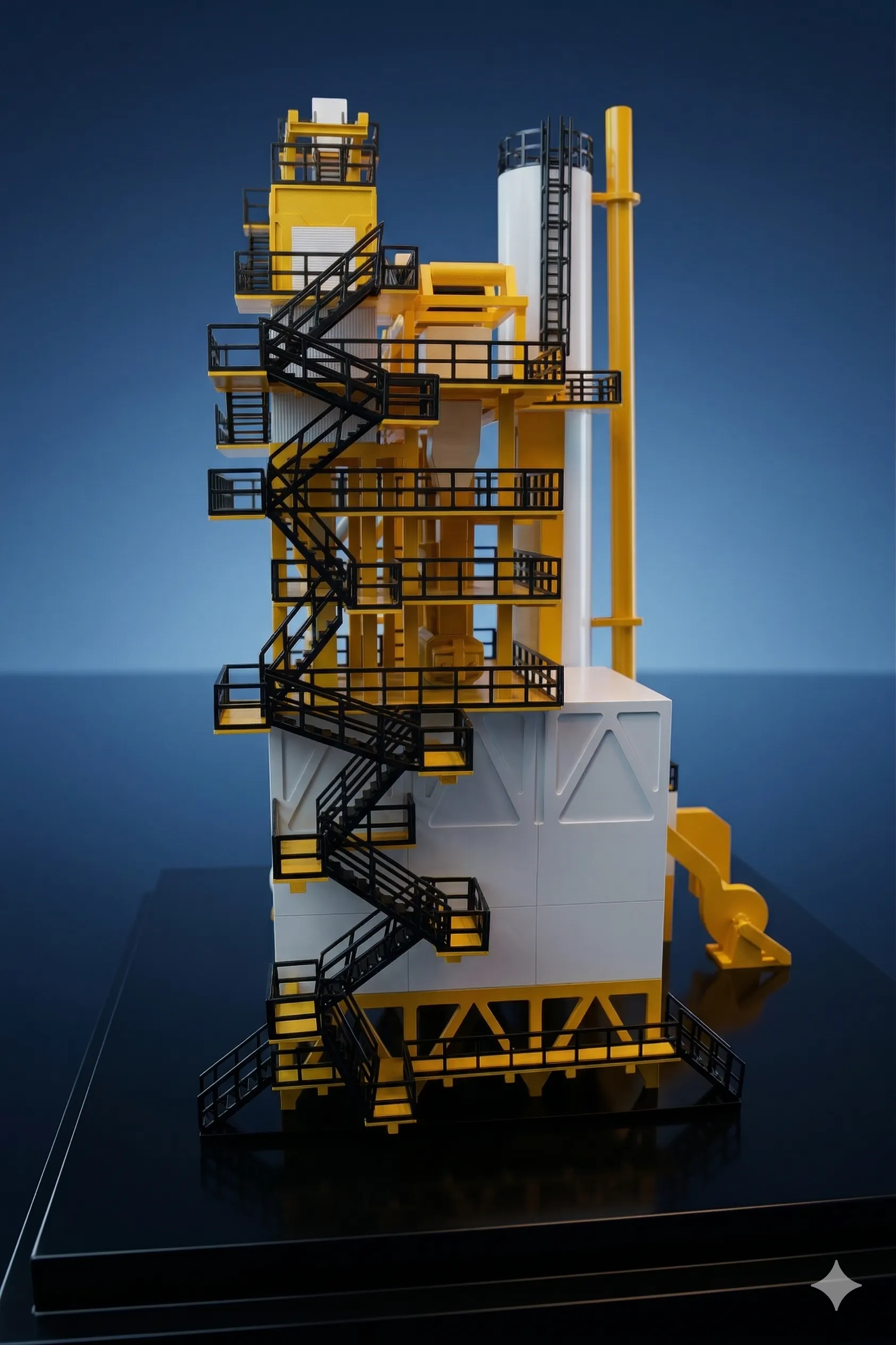 Asphalt Recycling Factory Maquette